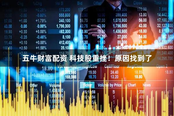 五牛财富配资 科技股重挫！原因找到了